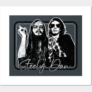 Steely Dan \/\/ Retro Style Faded Design Posters and Art